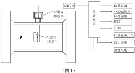 dn50靶式流量計(jì)工作原理圖